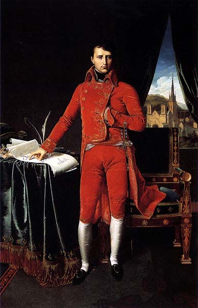 Portrait de Napoleon Bonaparte en premier consul